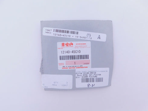 SUZUKI PISTON RING SET INTRUDER MARAUDER VX800 12140-45C10  NEW OEM